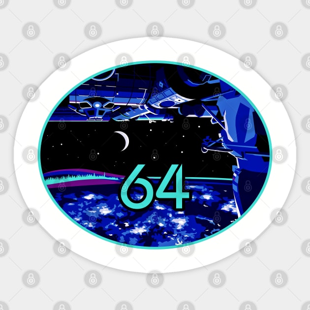 Expedition 64 Logo Sticker by Spacestuffplus